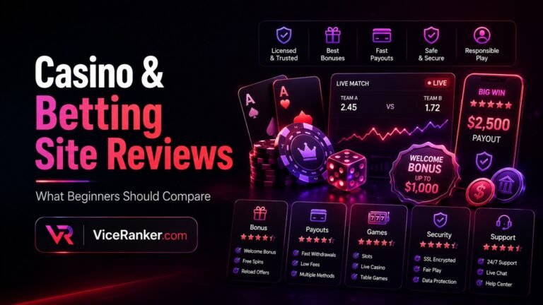 Casino and Betting Site Reviews: What Beginners Should Compare