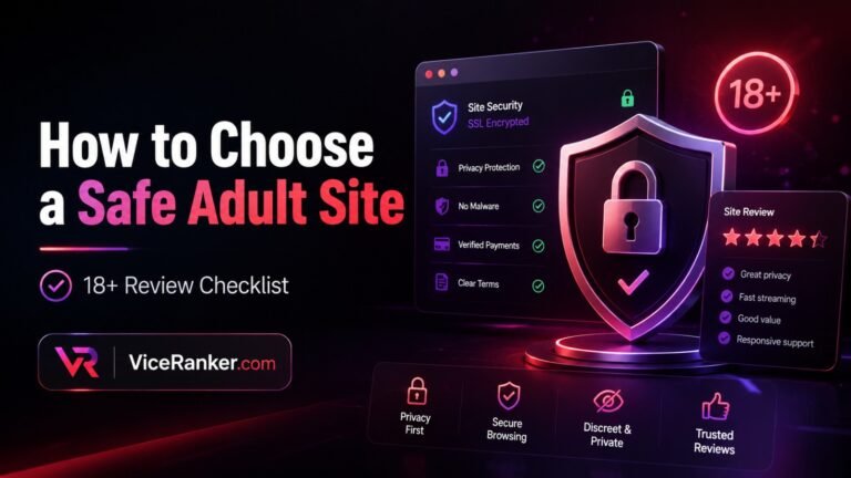 How to Choose a Safe Adult Site: 18+ Review Checklist
